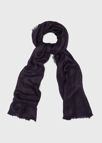 Phase Eight Verity Shawl Scarves Navy Canada | CTLUVO-649